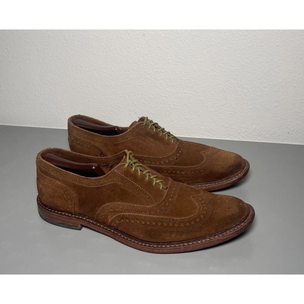 Allen Edmonds Neumok Brown Brogue Wingtips Oxfords Men's 13D Shoes